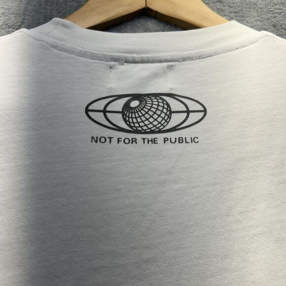 Vintage Y2K Shirt Mens Large White Boxy Graphic Frida Picture Frame Streetwear - Picture 12 of 14